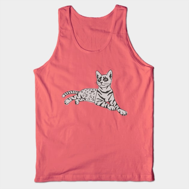 Bengal Cat :: Canines and Felines Tank Top by Platinumfrog